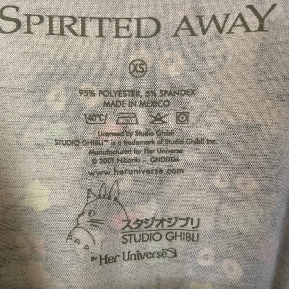 Studio Ghibli Her Universe Spirited Away Soot Sprite Fit&Flare Dress, size XS - Picture 5 of 6